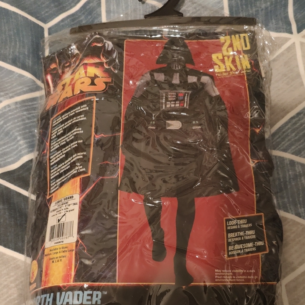 Star Wars Black Darth Vader Second Skin Suit